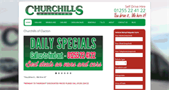 Desktop Screenshot of churchillsofclacton.com